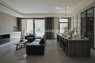 濟(jì)南海爾綠城璽園278平現(xiàn)代風(fēng)格別墅裝修案例 濟(jì)南別墅裝修報(bào)價(jià)