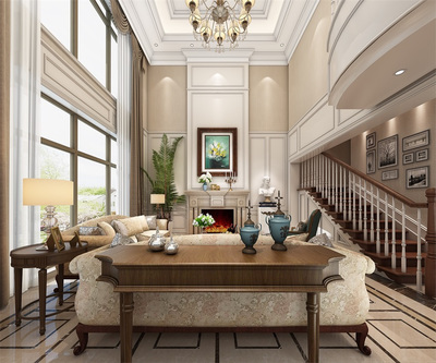 大連金州納帕溪谷御山別墅,法式別墅裝修效果一覽