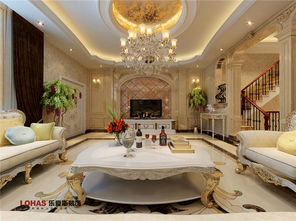 紅石原著歐式風格別墅裝修效果圖