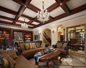 美式風格武漢別墅裝修招商公園1872武漢別墅裝修 尚層裝飾