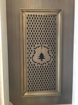 別墅售樓處銅裝飾工程案例