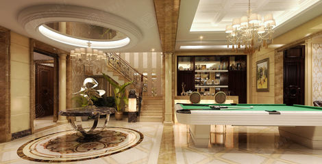 金地自在城裝修效果圖_聯排別墅裝修價格費用