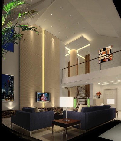 25款別墅客廳裝修效果圖 大秀豪氣風格