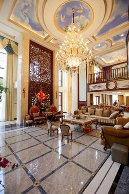 氧森源火山泥涂料打造最美別墅,看有品味的人怎么裝修別墅!