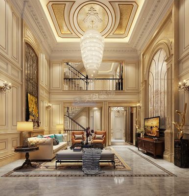 重慶龍湖開元裝修,聯排別墅戶型設計,大學城天古裝飾