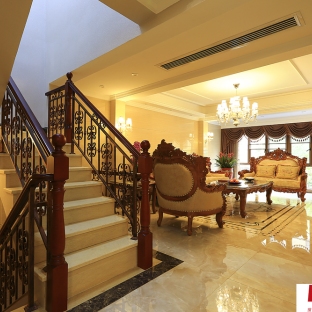 別墅室內歐式現代裝修效果圖