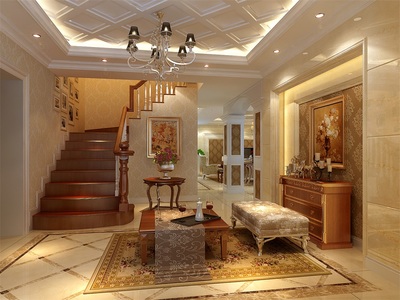 天驕御峰別墅簡歐風(fēng)格|東莞別墅裝修公司