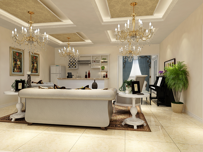 810平美式經典別墅豪宅裝修效果案例 總路咀私人莊園裝修實景圖賞析